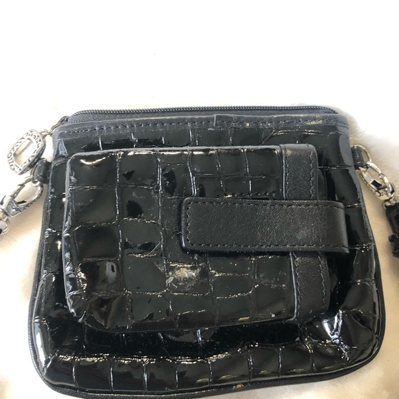Brighton crossbody leather crocodile mini bag - Picture 4 of 9